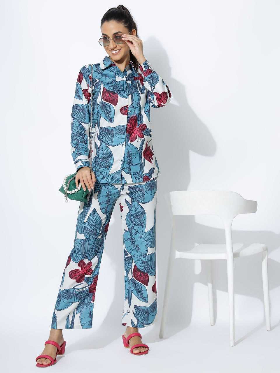 Cotton Rayon 100% Co ord Set