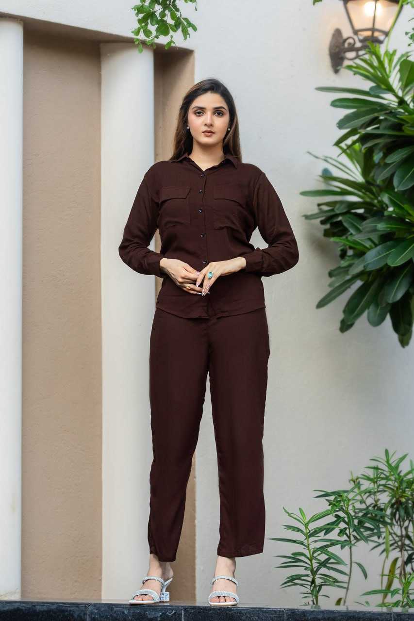 Crinkle Cotton Western wear Co ord Set