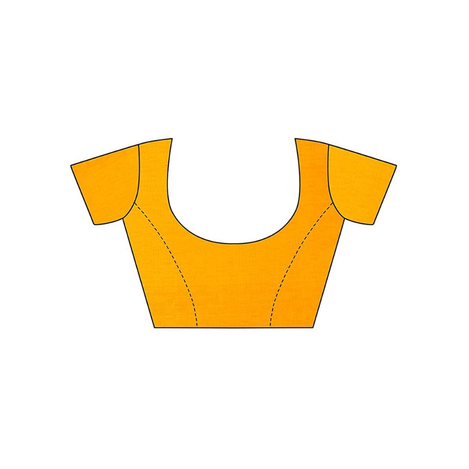 Saffron Glow Turmeric Yellow Georgette Saree