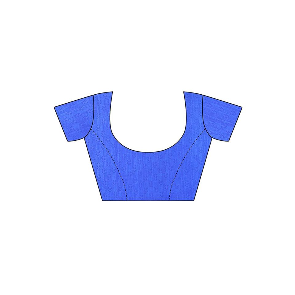 Royal Aura Blue Georgette Saree