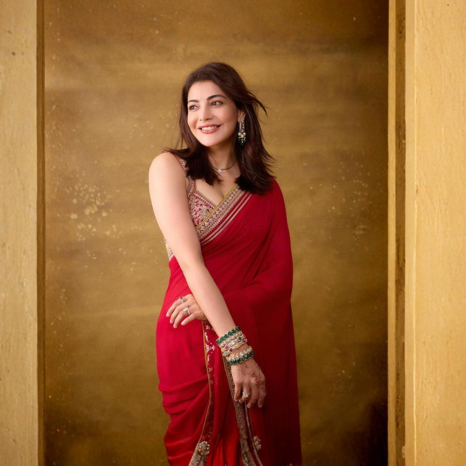 Riva Red Bollywood Rangoli Silk Saree