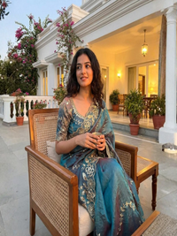 Farhina Fendy Chiffon Embroidered Saree