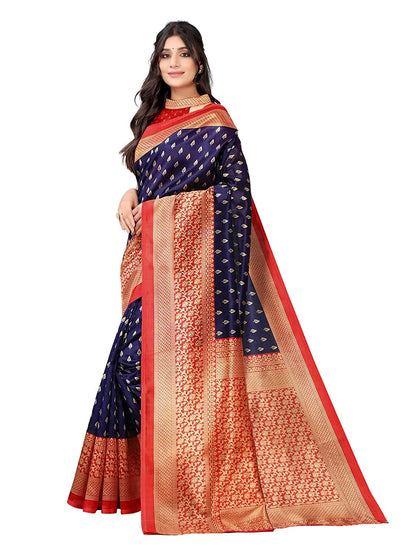 Art Silk Red Saree