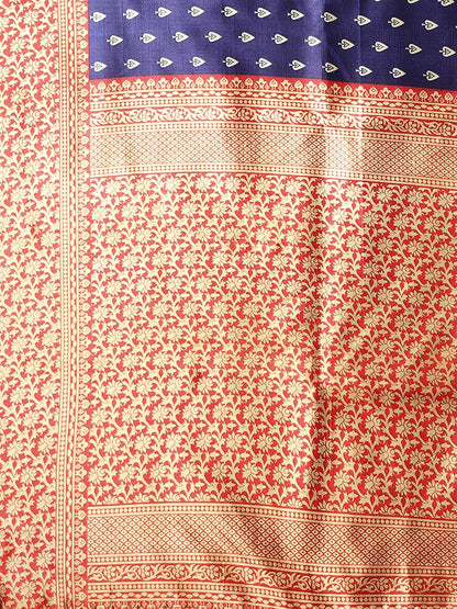 Art Silk Red Saree
