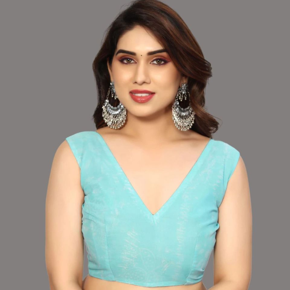 Mint Whisper Light Green Georgette Floral Saree