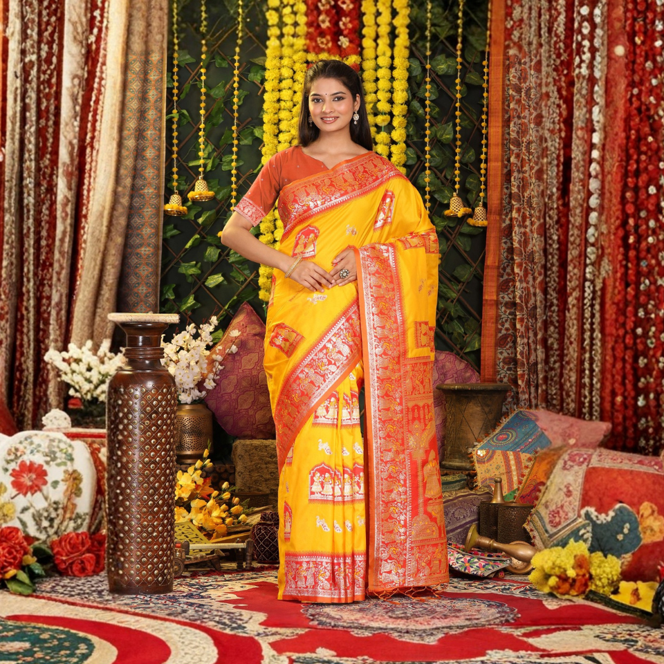 Mrinal Soft Pastel Traditional Sarees