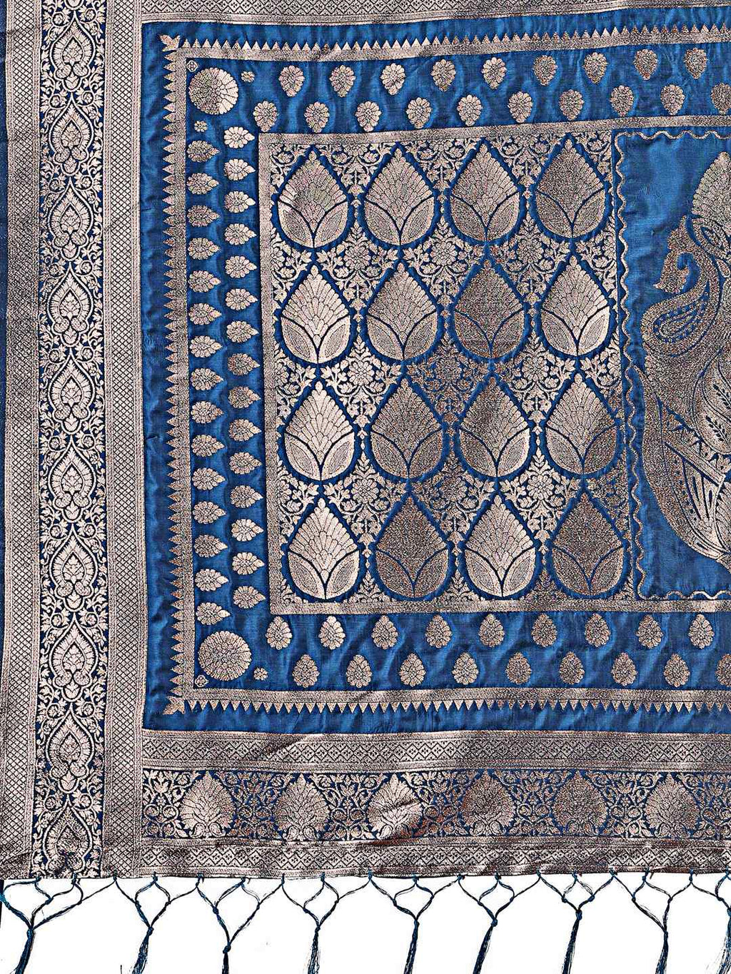 Regal Royal Blue Silk Saree
