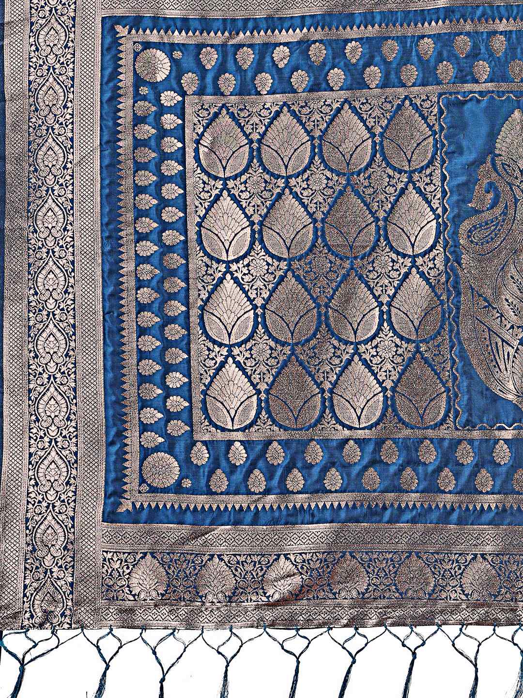 Regal Royal Blue Silk Saree