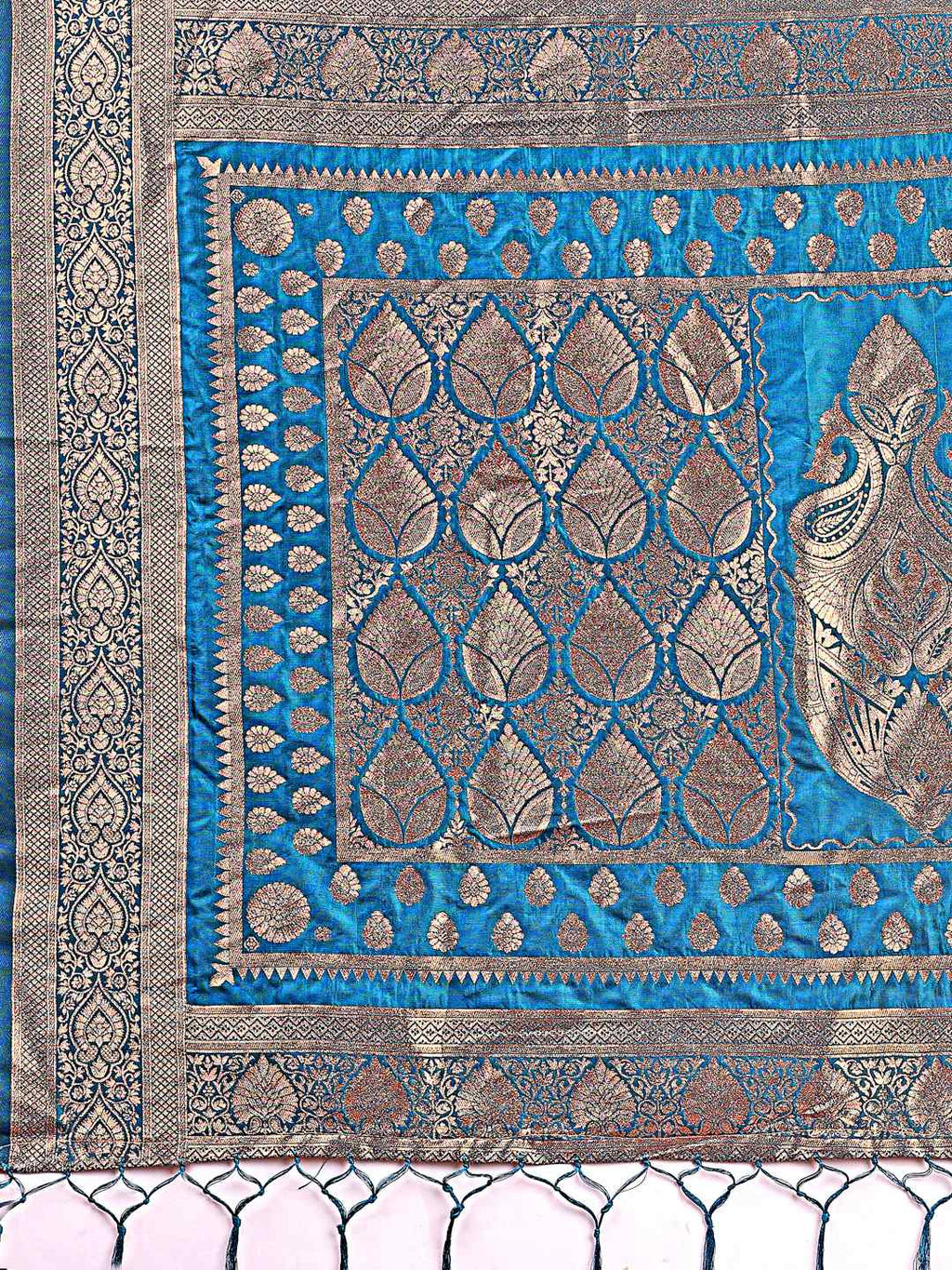 Regal Royal Blue Silk Saree