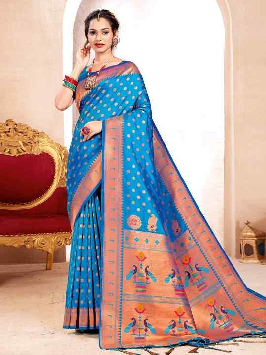A Symphony in Silk: The Hot Pink Paithani Saree