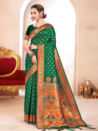 A Symphony in Silk: The Hot Pink Paithani Saree