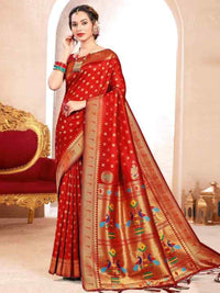 A Symphony in Silk: The Hot Pink Paithani Saree
