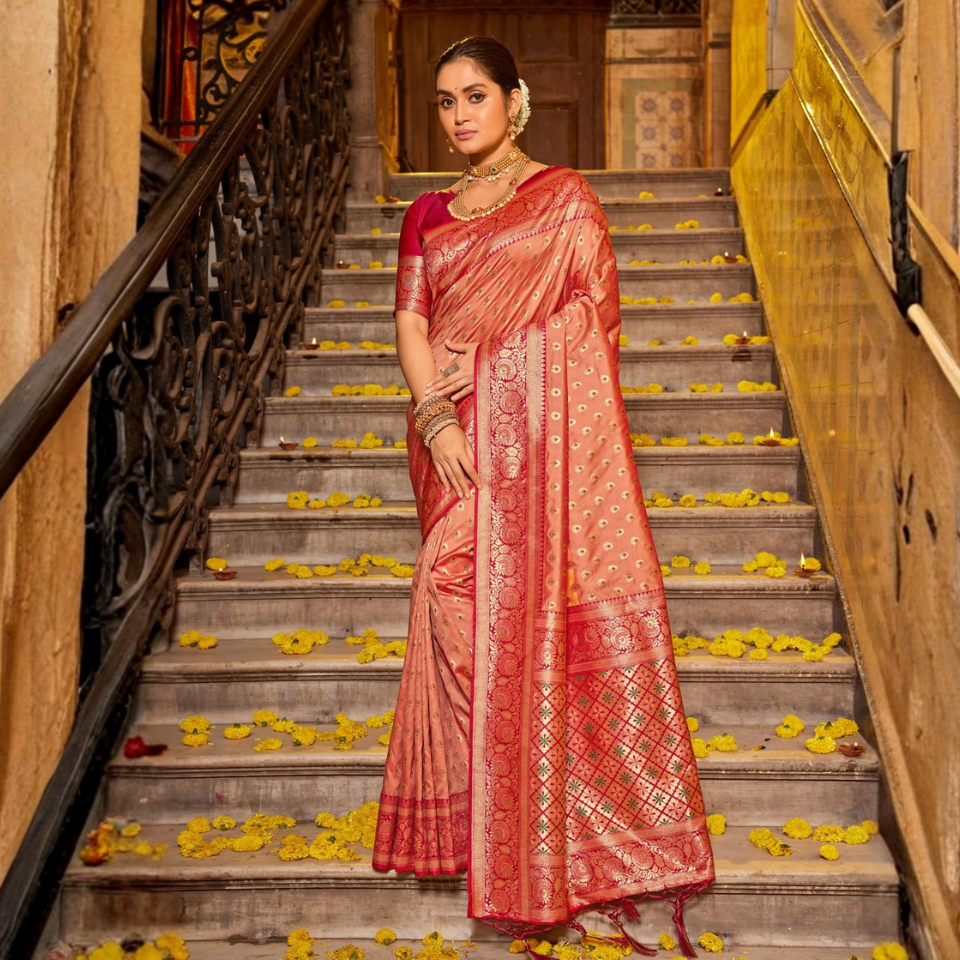 Virasat Dual-Tone Celebration Sarees