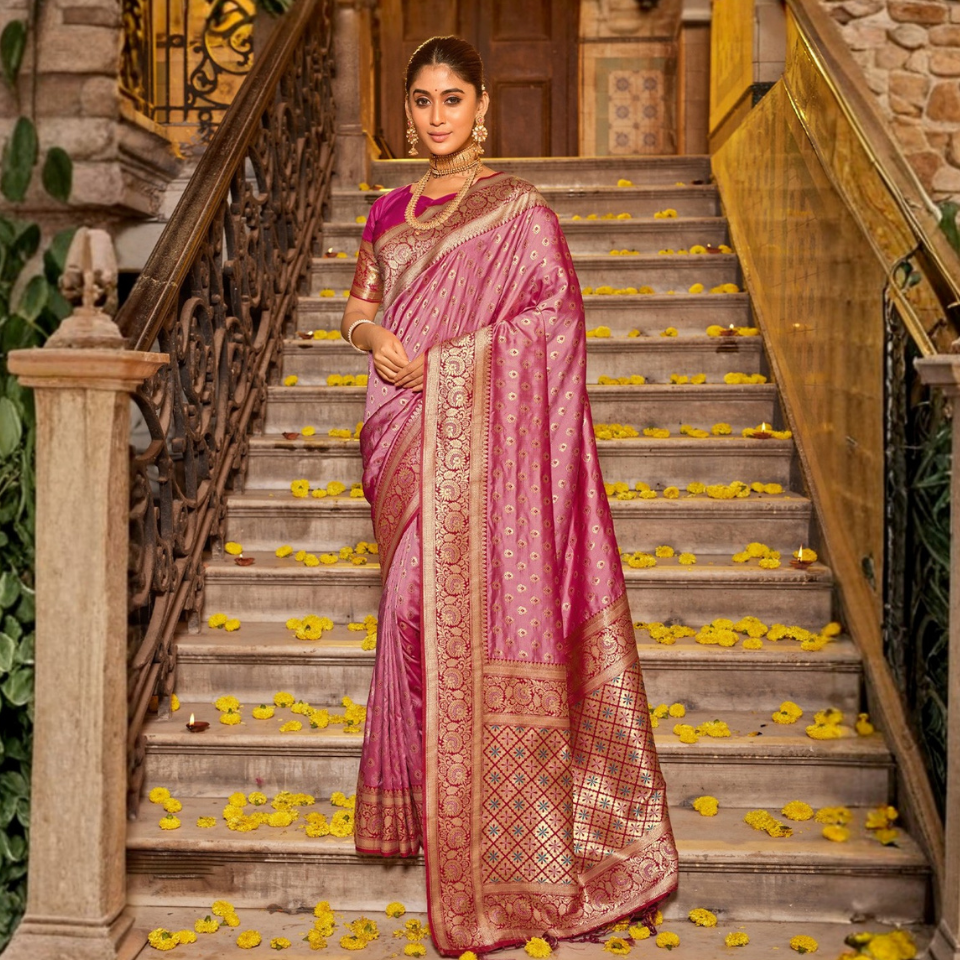 Virasat Dual-Tone Celebration Sarees