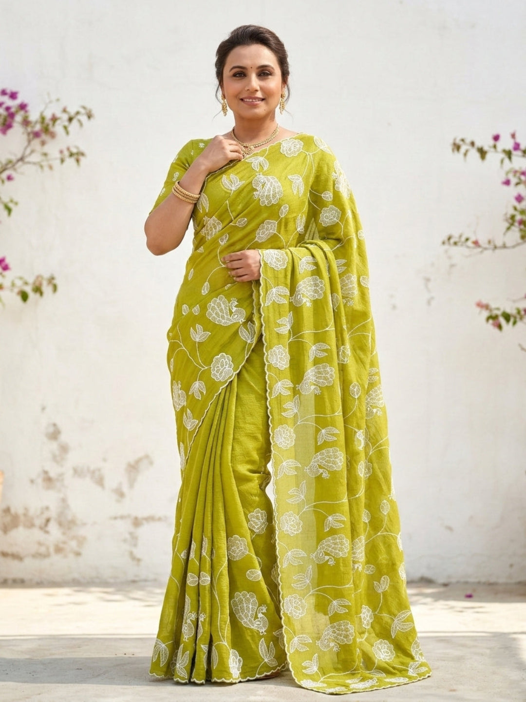 Ranas Pittan Work Saree: A title that highlights the specific type of intricate 'pittan' work