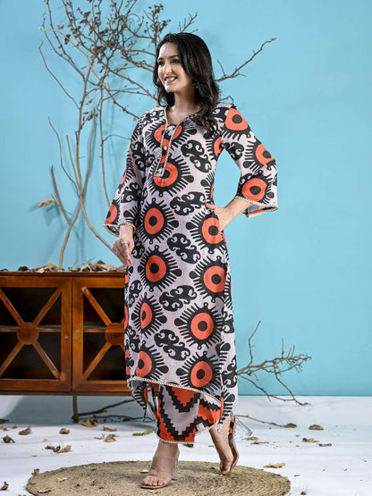 Black Orange Fish Cut 2pc