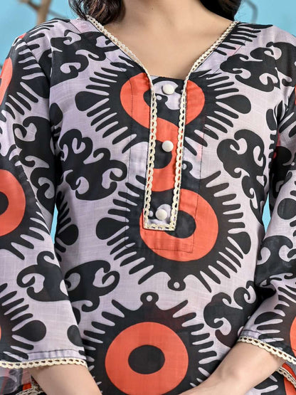 Black Orange Fish Cut 2pc