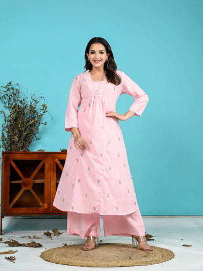 Baby Pink Boota Co-ord