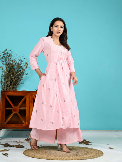 Baby Pink Boota Co-ord