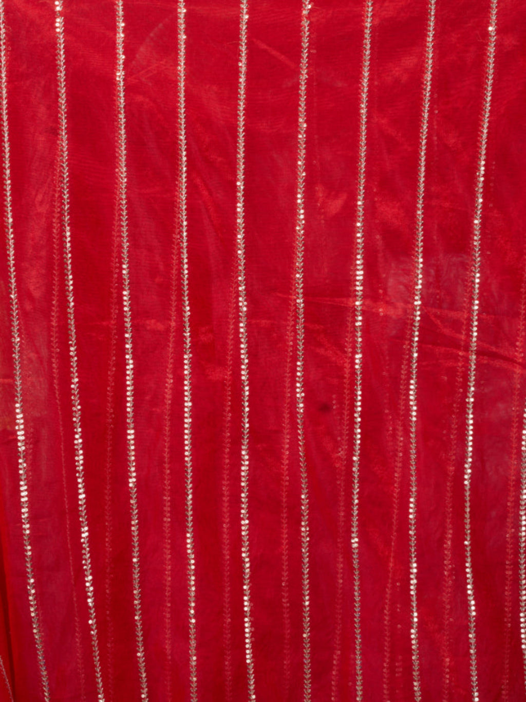 Modern Heritage: Red Net Saree with Black Embroiderd Blouse.