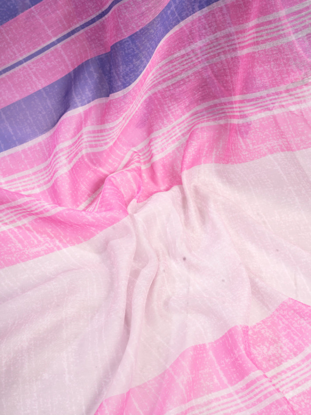 Modern Tradition: A Vibrant Striped Linen Masterpiece ready to wear saree