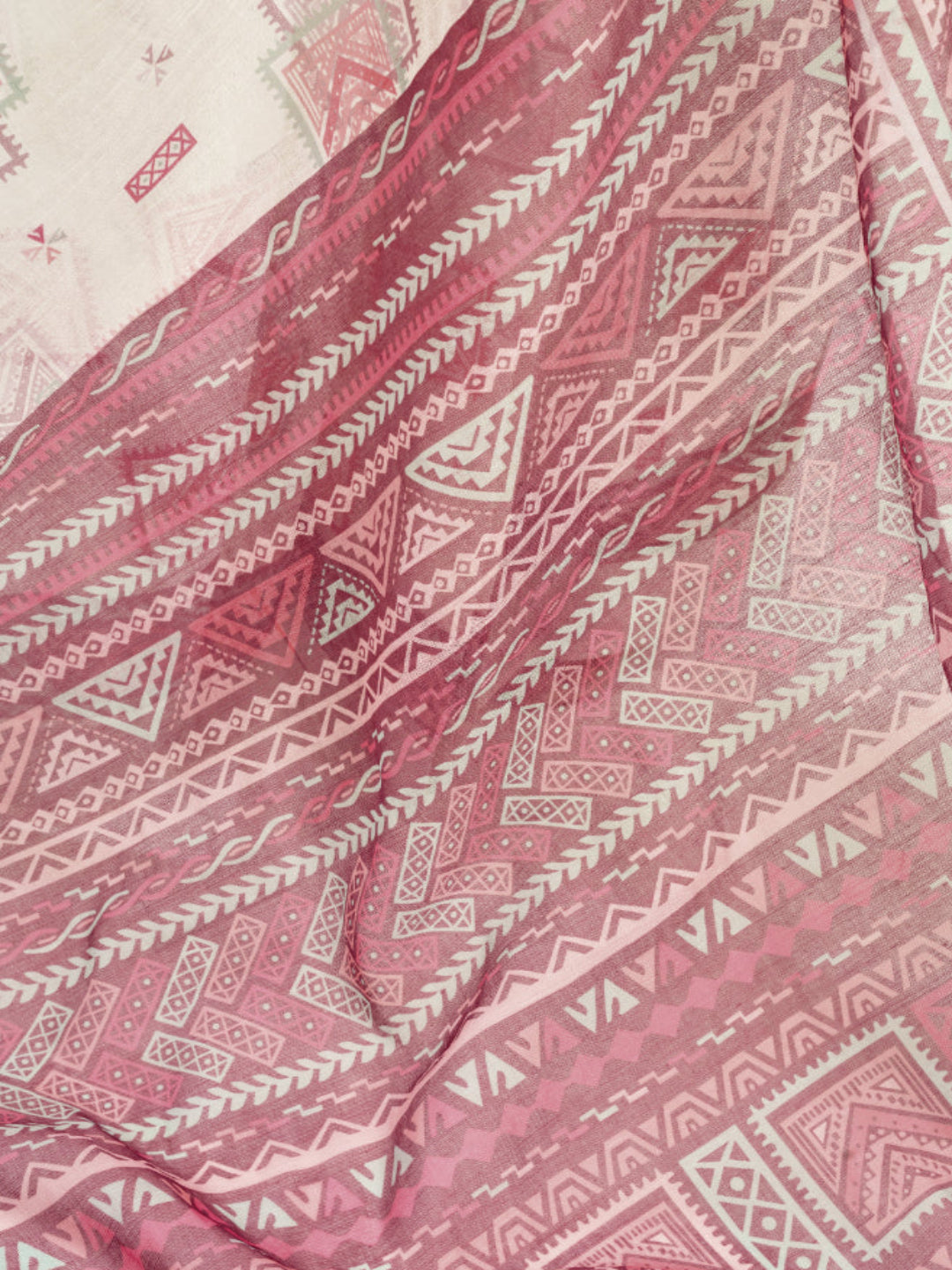 Linen Motifs printed ready to wear saree