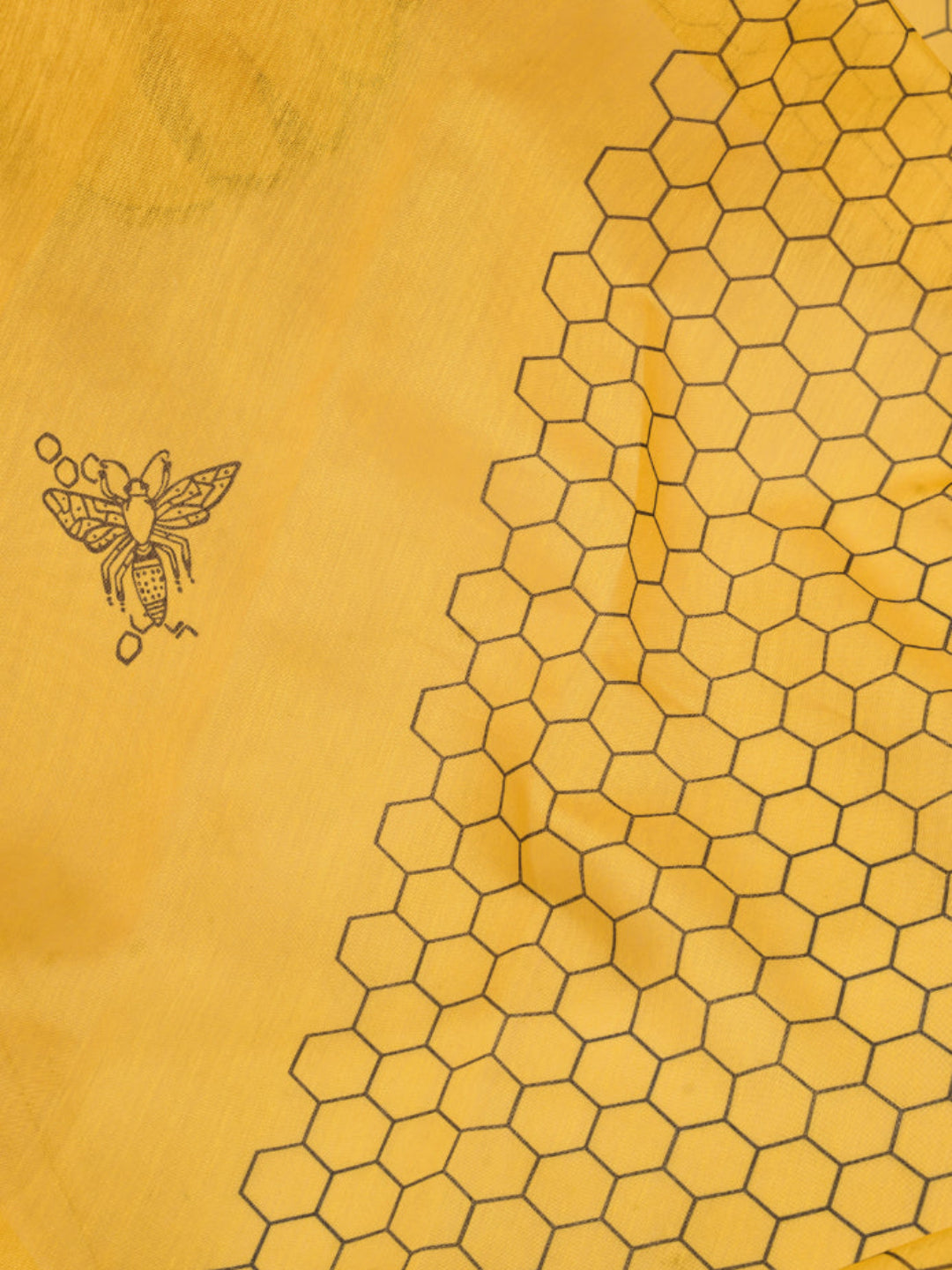 Floral Digital Printed Ready-to-Wear linen Saree