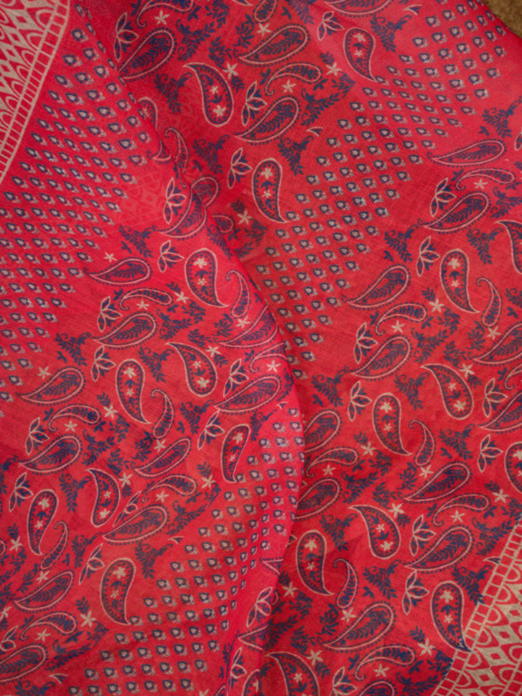 Floral Printed Linen Draped Elegance ready to wear saree