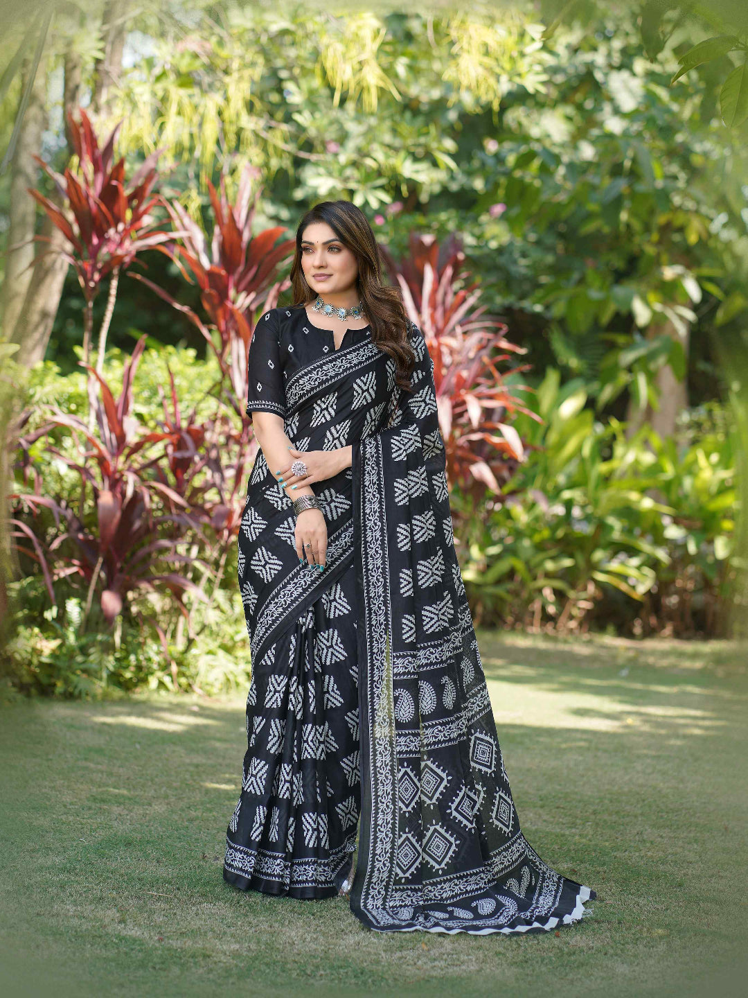Monochrome Heritage: Highlights the classic black and white color palette.