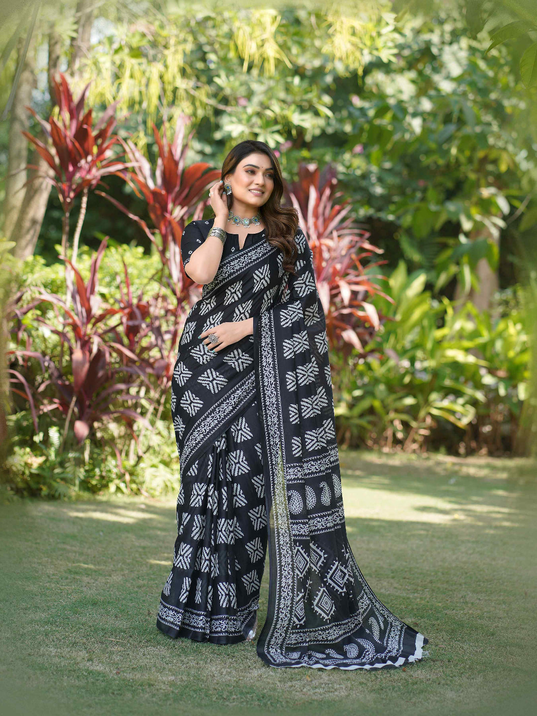 Monochrome Heritage: Highlights the classic black and white color palette.