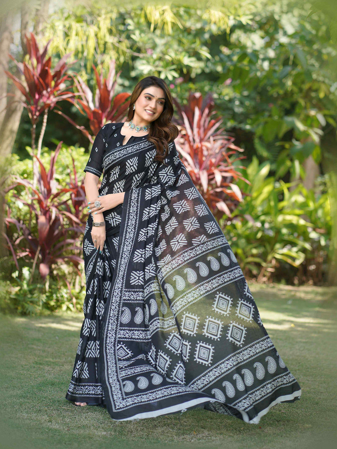 Monochrome Heritage: Highlights the classic black and white color palette.