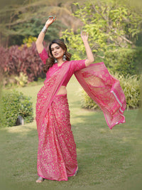 Sea Blue Cotten Saree with Golden Paisley Prints
