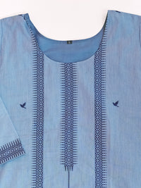 Women hand embroidered chikankarey kurta set
