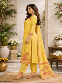 Women hand embroidered chikankarey kurta set