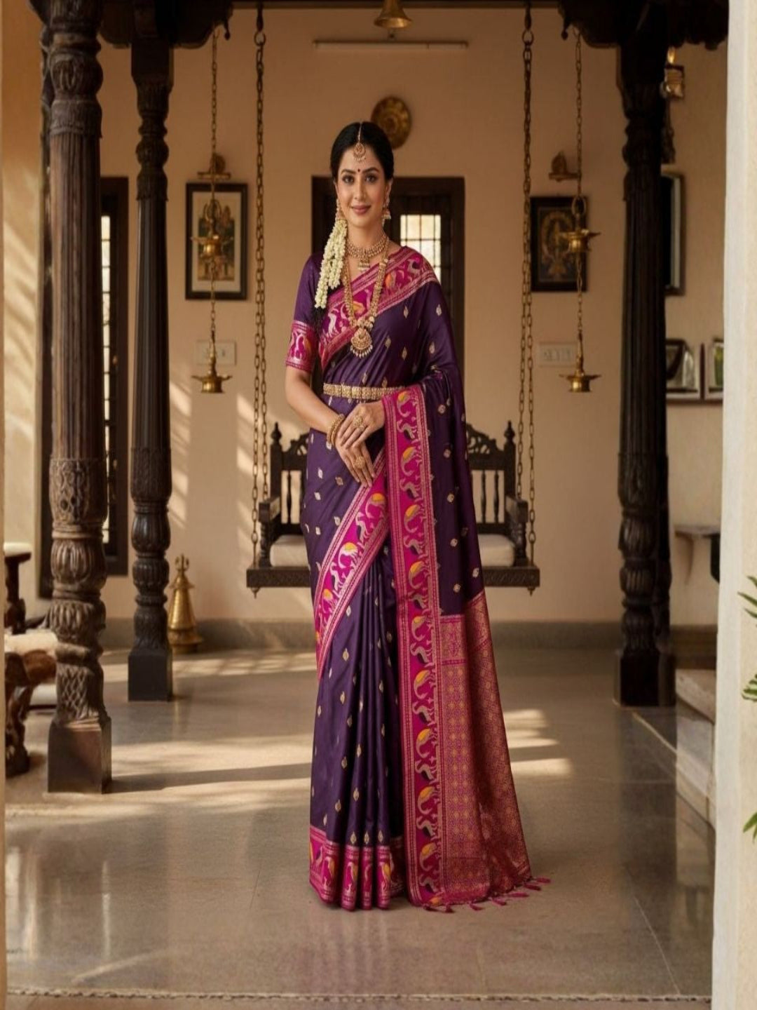Priyamani Pure Banarasi Silk Saree