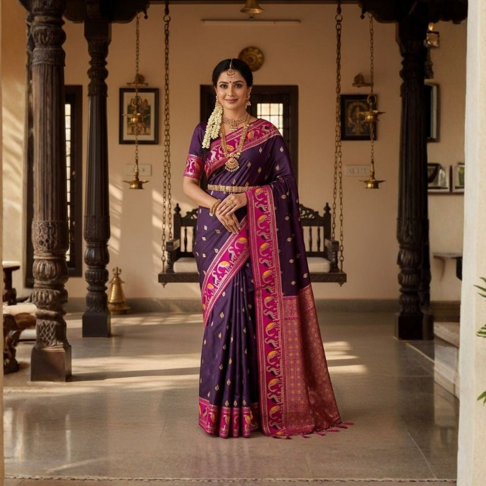 Priyamani Pure Banarasi Silk Saree