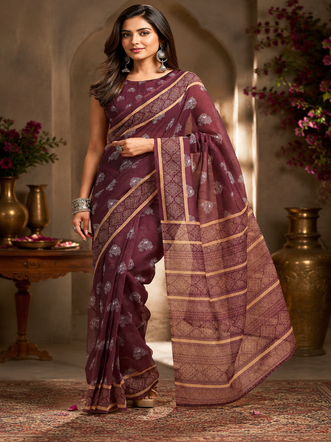 Vintage Vine: Perfect for a look that blends traditional motifs with timeless grace.