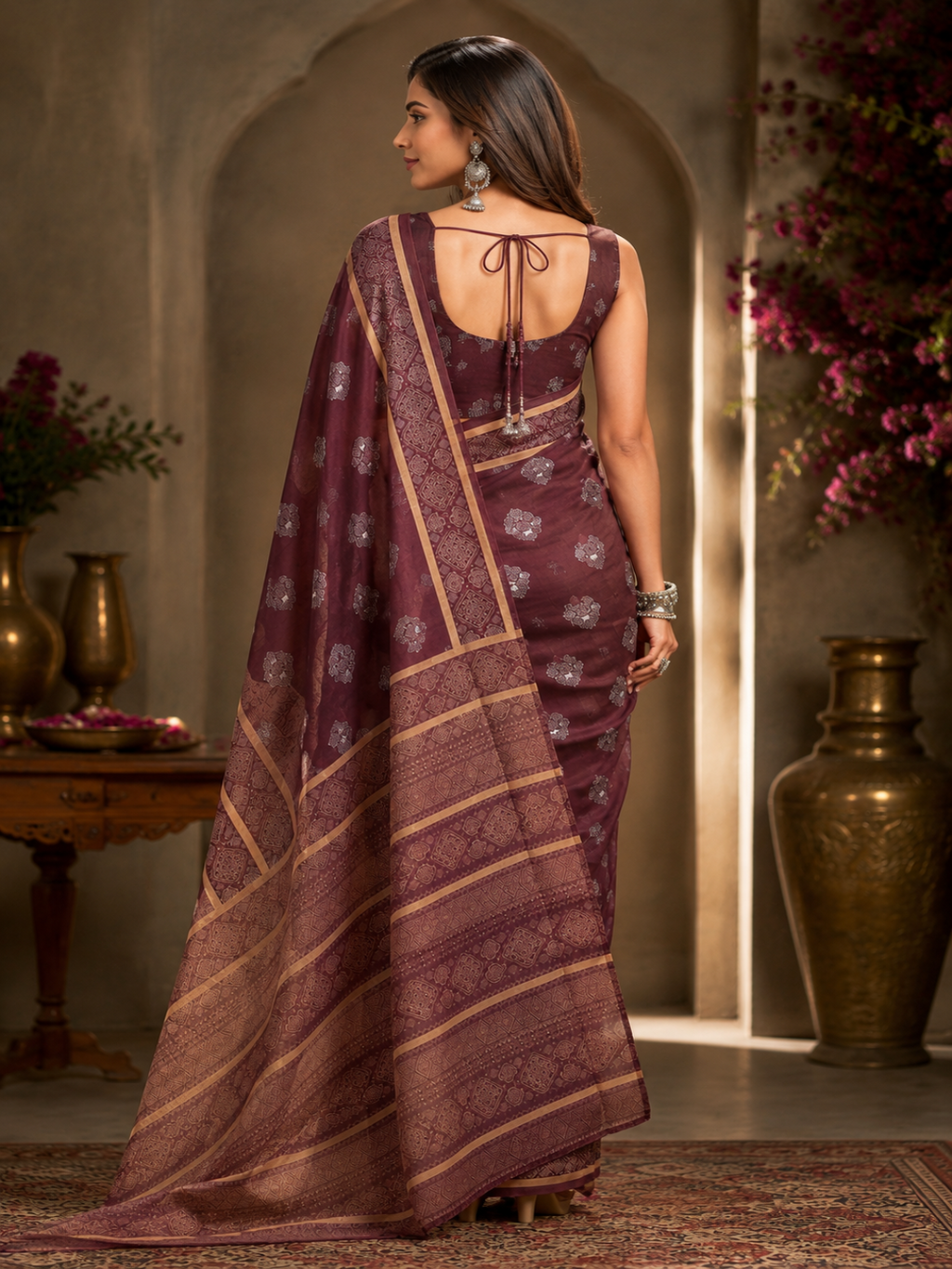 Vintage Vine: Perfect for a look that blends traditional motifs with timeless grace.