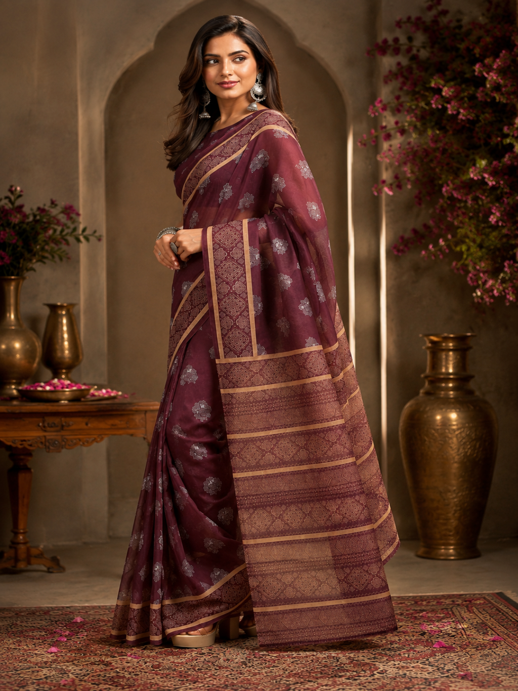 Vintage Vine: Perfect for a look that blends traditional motifs with timeless grace.