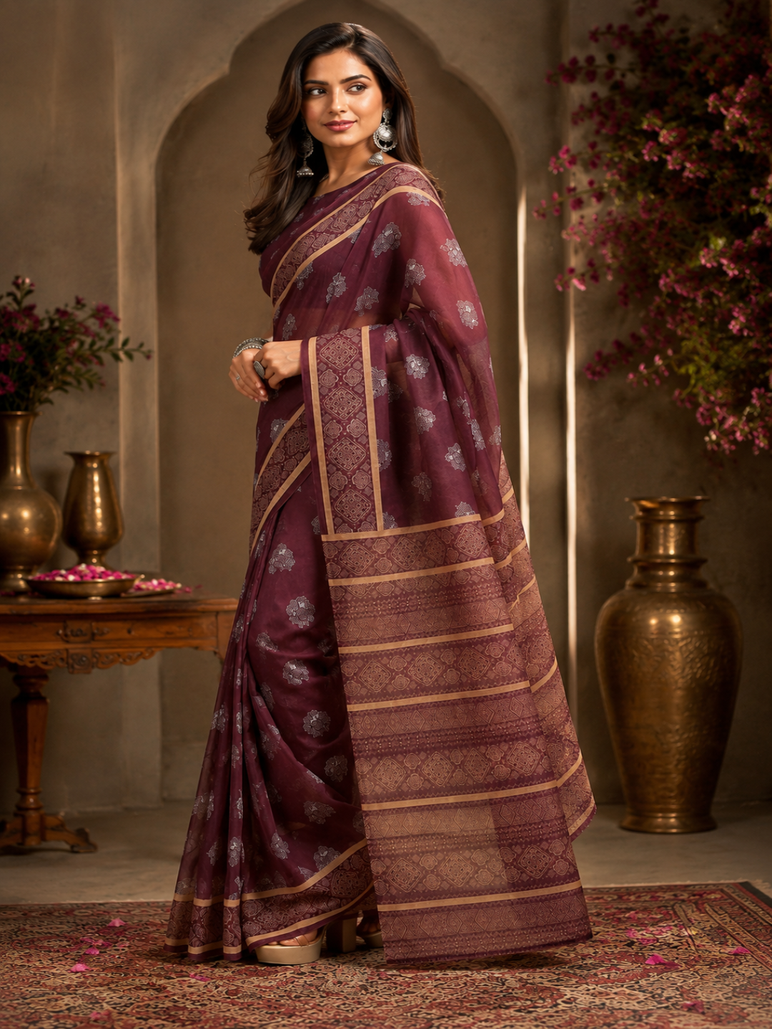 Vintage Vine: Perfect for a look that blends traditional motifs with timeless grace.