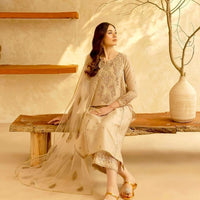 Roman Silk Butterfly Net Sequin Embroidered Set