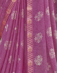 Flora Lace Chiffon Saree
