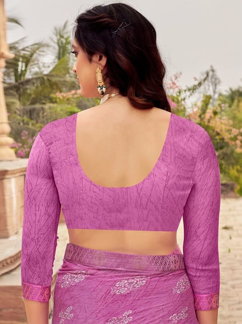 Flora Lace Chiffon Saree