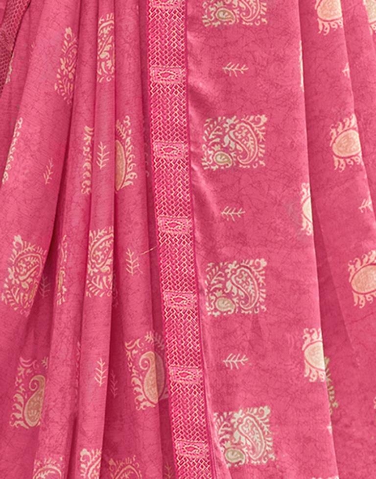 Flora Lace Chiffon Saree