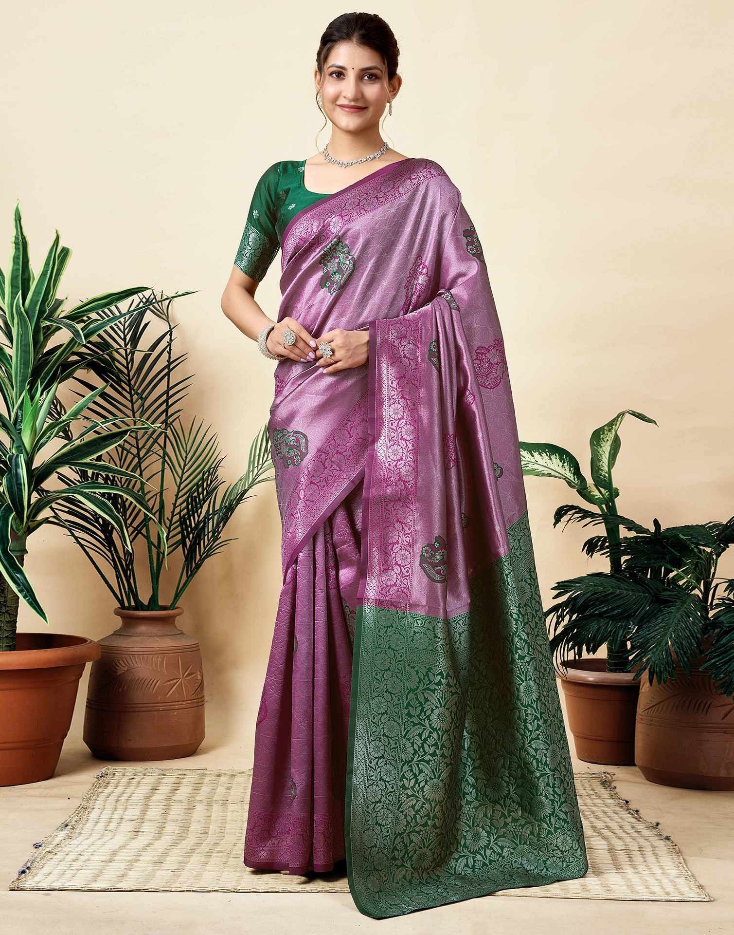Rajkumari Heavy Silk Wedding Saree