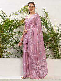 Saanvi Floral Chiffon Everyday Saree