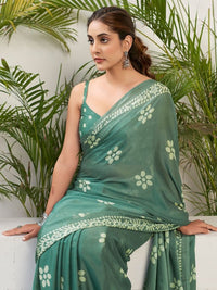 Saanvi Floral Chiffon Everyday Saree