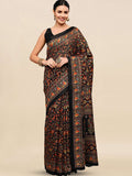 Kala Rang Silk Blend Floral Printed Saree