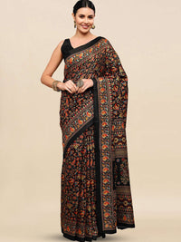 Kala Rang Silk Blend Floral Printed Saree