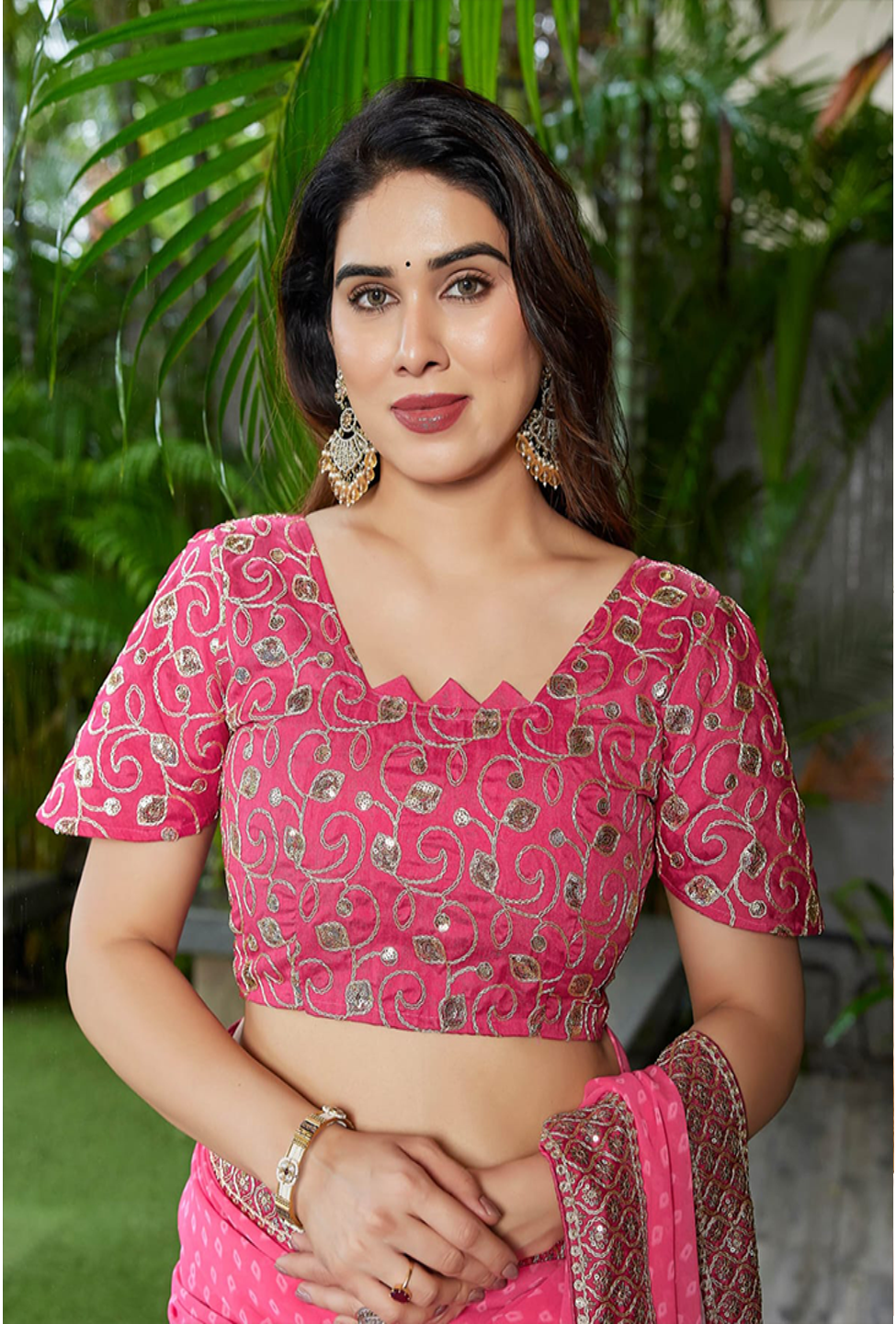 Elegant Teal Green Georgette Saree with Designer Border – Party Wear Traditional Saree for Women